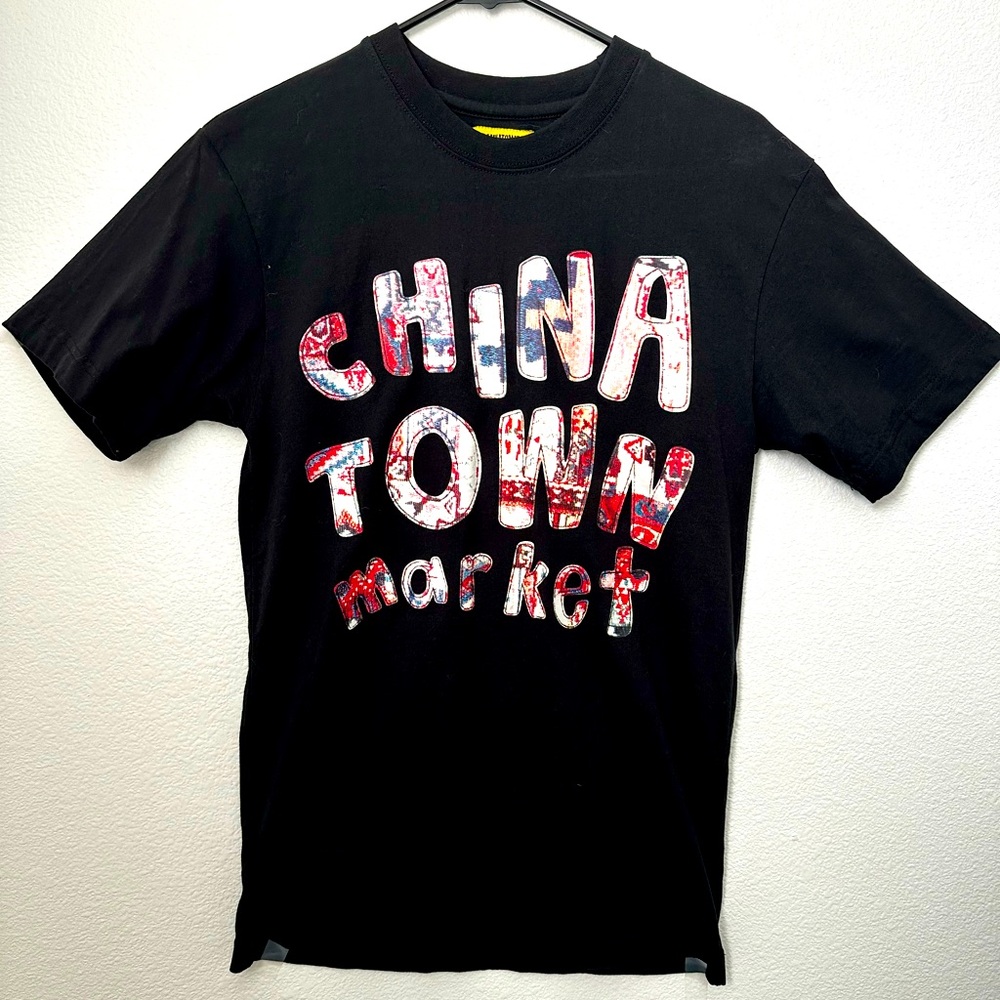 Rare Chinatown Market Patchwork Tshirt.